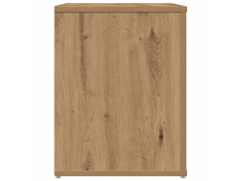  Banc à chaussures, meuble à chaussures chêne artisanal 100x35x45cm bois d'ingénierie  - Conforama E