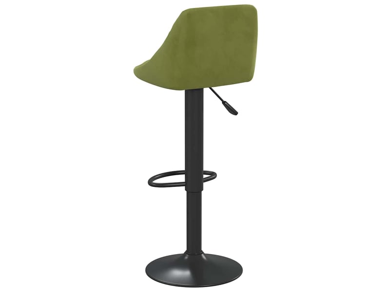  Tabouret de bar, chaise de bar vert clair velours shl40188  - Conforama E