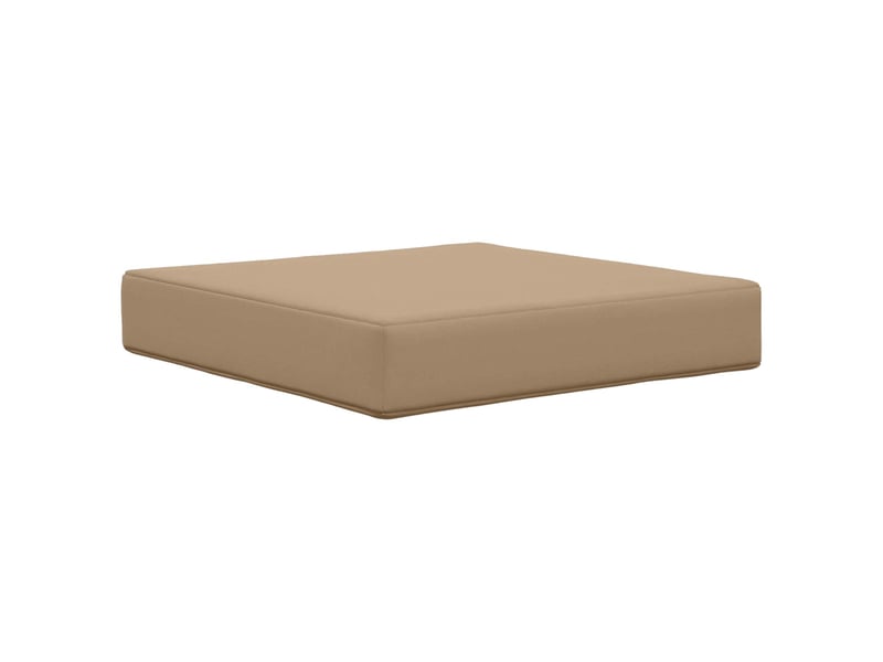  Coussin de canapé d'extérieur, coussin de chaise polyester taupe 50,5 x 50,5 cm cf54160  - Conforama D