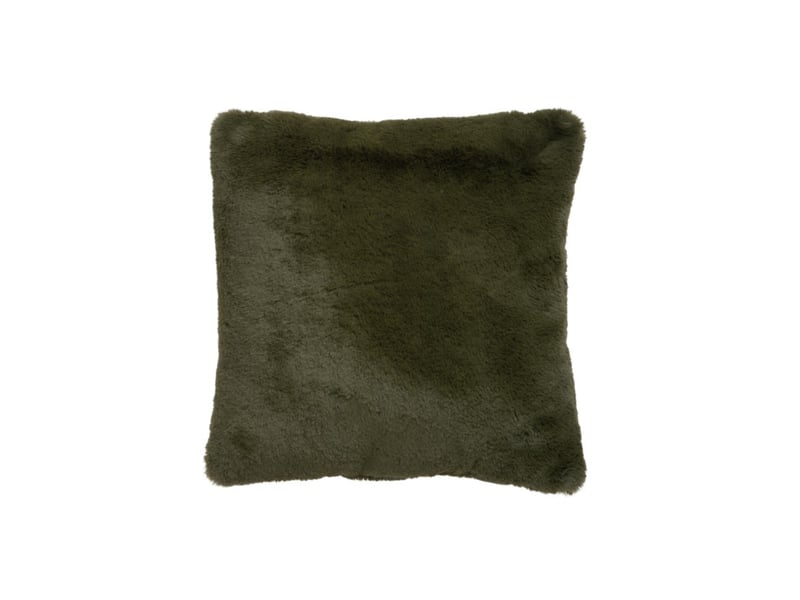  Coussin carré en polyester vert 45x45cm  - Conforama C