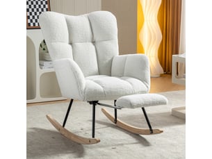 Fauteuil fixe  <strong>ROLIPO</strong> Tissu blanc