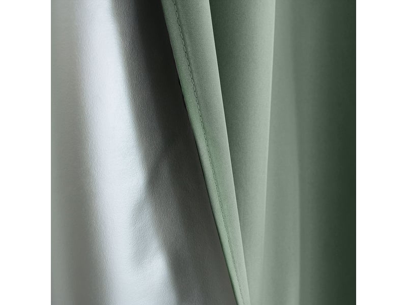  Rideaux occultant thermique, vert gris, 140x240 cm, lot de 2, avec œillets, collection oxford, cmadeco - vert LOT2-H2055VTGR135240 - Conforama D