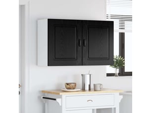 Meuble mural de cuisine | armoire de cuisine 2 pcs chêne noir