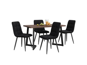 Ensemble table rectangulaire  4 chaise(s)  <strong>STILVORA</strong> <strong></strong> 
