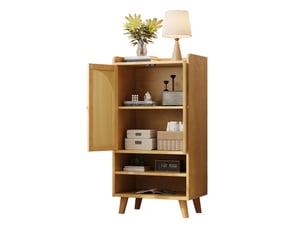 Buffet 2 porte(s)  0 tiroir(s) <strong>MAISENTIEL</strong> <strong></strong> - 60 cm coloris naturel 
