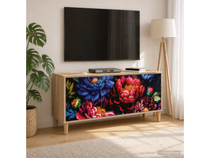 Meuble tv coloris marron 102 cm