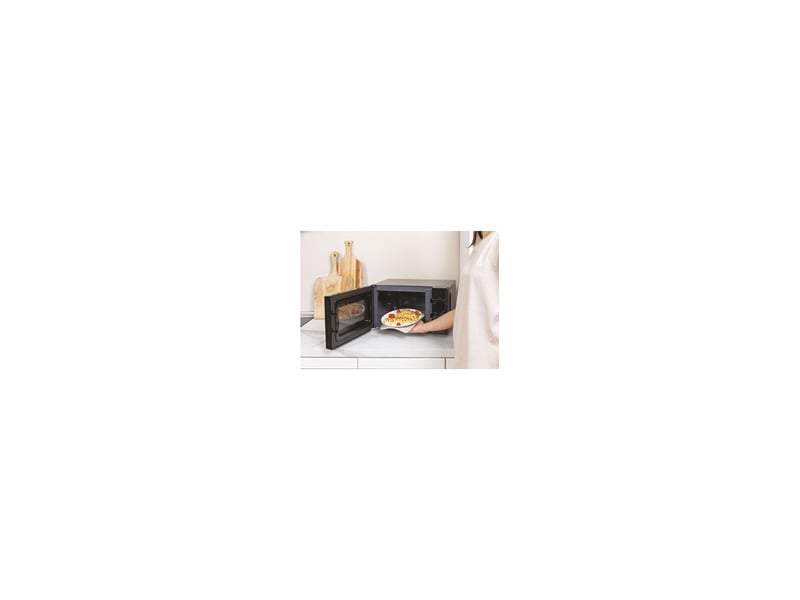  Micro-ondes pose libre 20 l 700 w noir avec decongelation et plateau 25,5 cm 8236208 - Conforama E