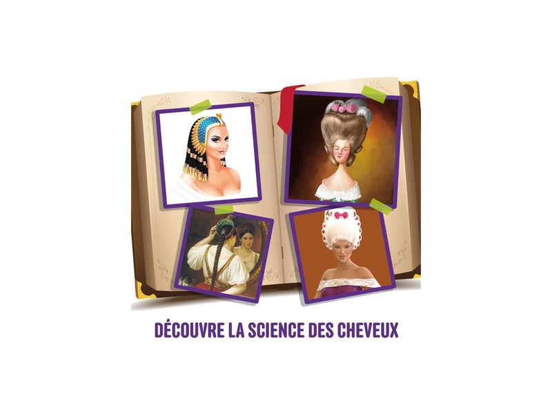  Ensemble coiffure creative science des coiffures 7 ans avec accessoires LIS8008324118700 - Conforama C