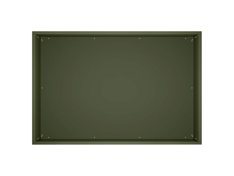 Jardinière - cache-pot de jardin 2 pcs vert olive 50 x 40 x 40 cm  - Conforama E