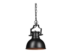 Lampe à suspension industrielle rétro salle à manger 145 x 21 x 21 cm en fer noir 13_0005939