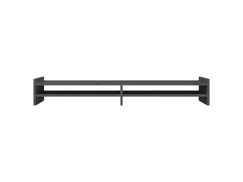  Support de moniteur table meuble bureau 100 x 27 x 15 cm bois de pin solide gris 02_0044846  - Conforama B