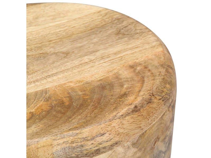  Lot de deux tabourets de bar design chaise siège bois de manguier solide 1202092  - Conforama E