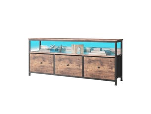 Meuble tv coloris marron 137 cm <strong>BURSDANY</strong>  <strong></strong>