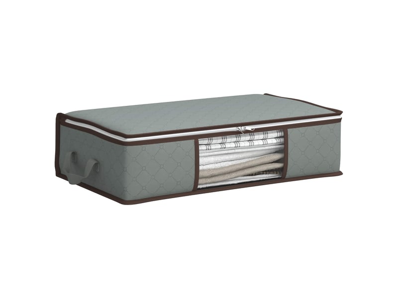 Boîte de rangement avec fenêtre latérale transparente 6 pcs gris shl27944 - Conforama C