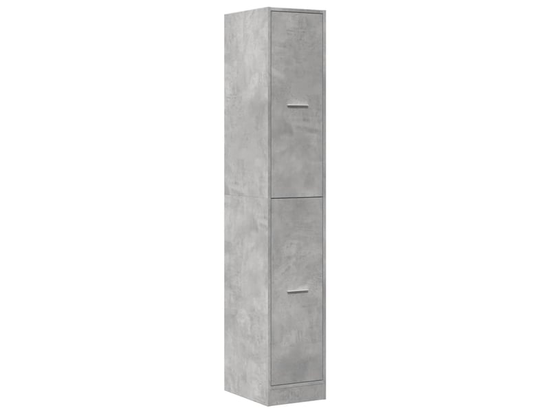  Meuble de rangement, armoire d'apothicaire gris béton 30x41x174,5 cm bois ingénierie  - Conforama D