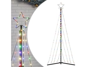 Sapin de noël, arbre de noël à led 339 led colorées 187 cm