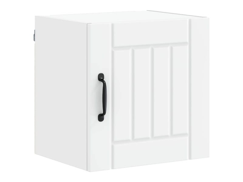 Meuble mural de cuisine | armoire de cuisine 2 pcs blanc bois d'ingénierie shl6836 - Conforama E