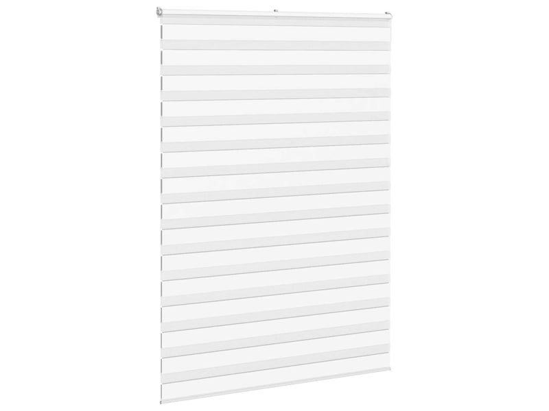  Store zèbre, store de fenêtre blanc 165x230 cm largeur du tissu 160,9cm polyester cf48394  - Conforama C