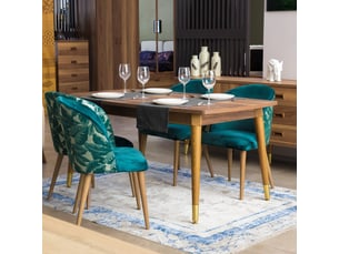 Chemin de table élégant - 40x160 cm - effet lin déperlant et imperméable - gris foncé