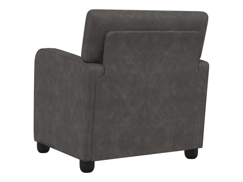  Vidaxl fauteuil noir antique simili cuir  - Conforama E