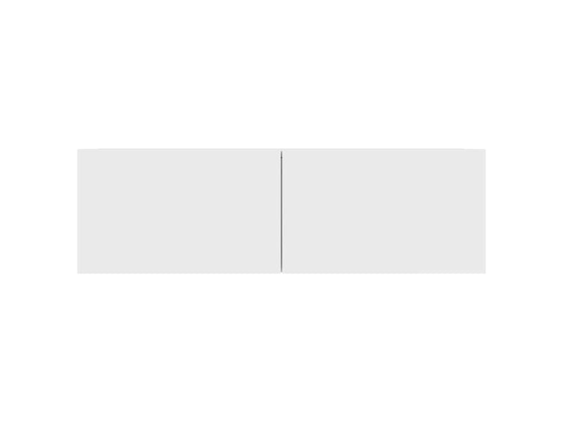  Meubles tv - banc tv - meuble de rangement 3 pcs blanc bois d'ingénierie  - Conforama D