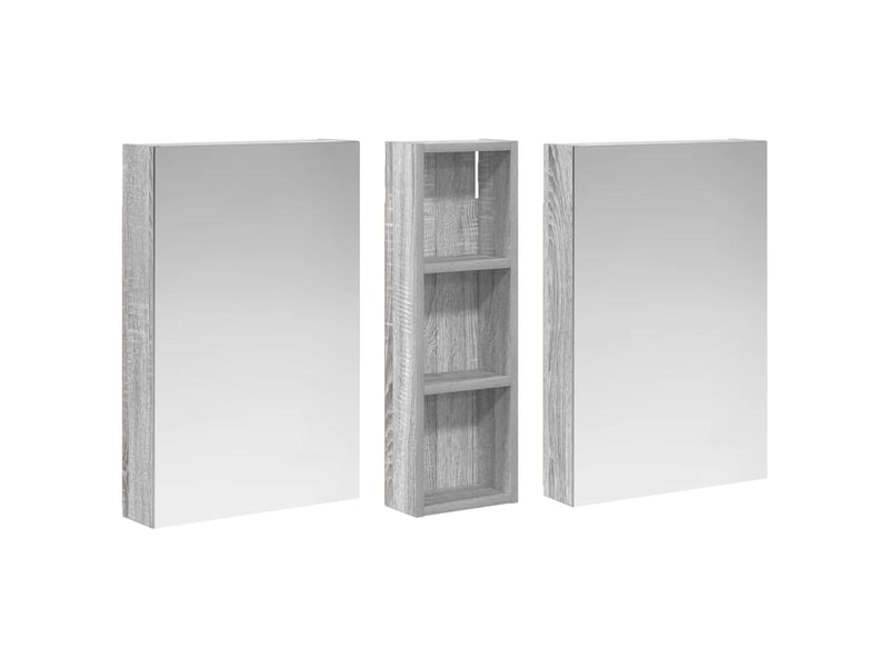  Ensemble de meubles de salle de bain 3 pcs 100x10.5x60.5 cm shl28  - Conforama E