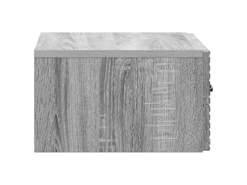  Table de chevet - cabinet de chevet - table de nuit mural sonoma gris 49 x 34,5 x 20 cm  - Conforama E