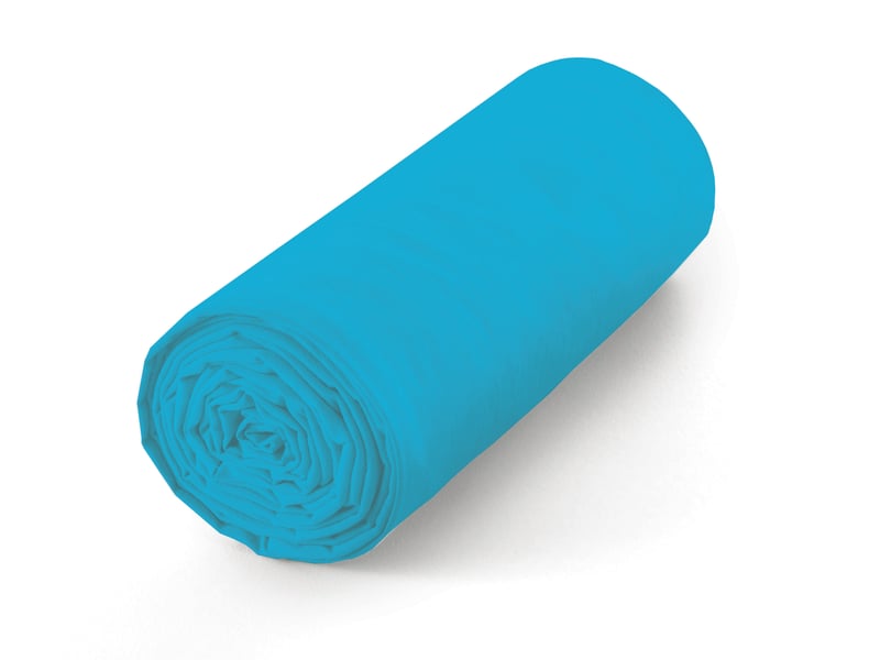  Drap housse 2 en 1 imperméable 90 x 190 cm coton 57 fils duo protect cyan CP-DHDUOPROTECT90-CYAN - Conforama D