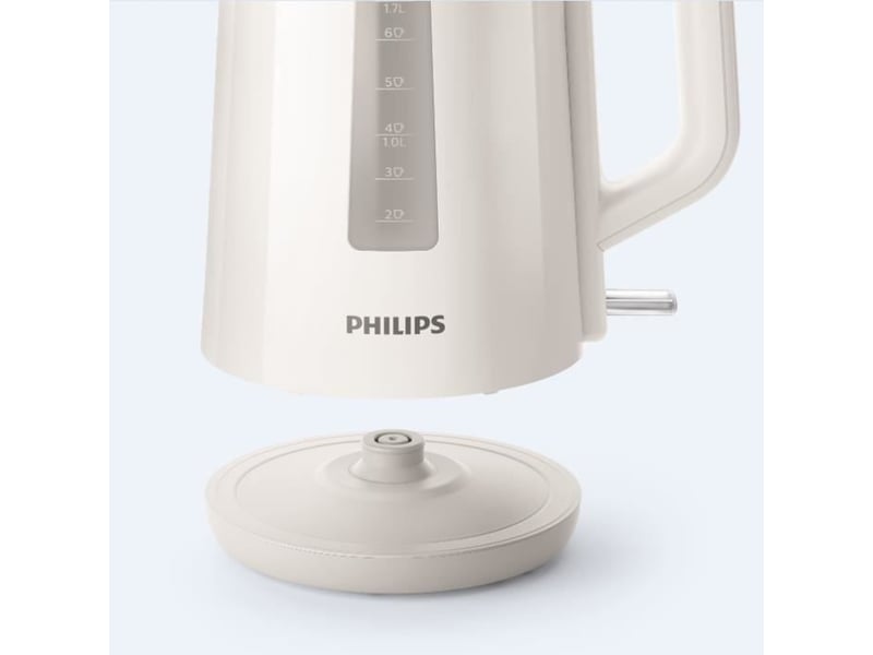  Bouilloire sans fil 1.7l 2200w blanc philips - series 3000  - Conforama E