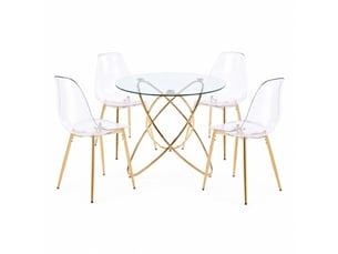 Ensemble table rond(e)    <strong>COVREO </strong> <strong></strong> 