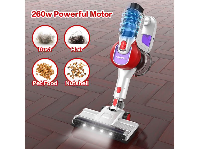 Aspirateur balai sans fil avec écran led, brosse rouleau souple, moteur 260 w, jusqu’à 50 min d’autonomie - Conforama B