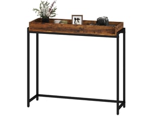 Console 0 tiroir(s)  coloris marron <strong>VIVRYN</strong> <strong></strong> - longueur 100 cm - 100 cm