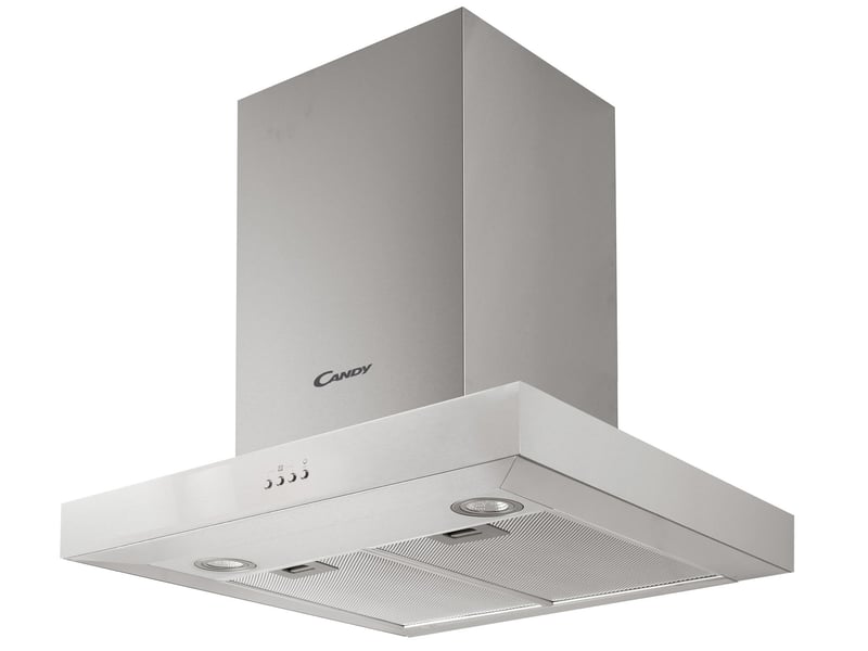 Hotte Aspirante Candy 60cm - 3 Vitesses - Débit 209m³/h - Éclairage LED - Filtres Inclus - Parfaite Pour Cuisine