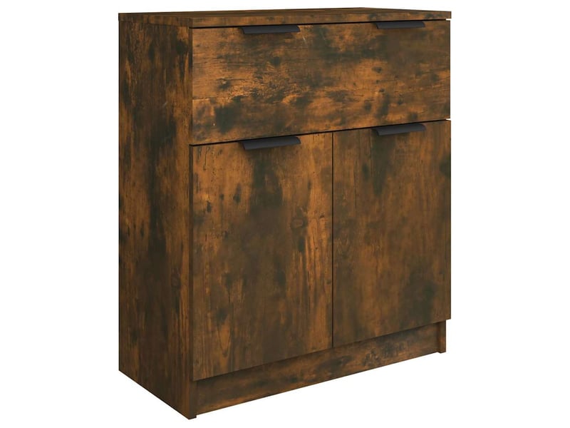  Buffets 3 pcs - bahut - meuble de rangement chêne fumé bois d'ingénierie  - Conforama E