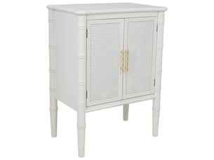 Console en bois blanc 60x38x80 cm h