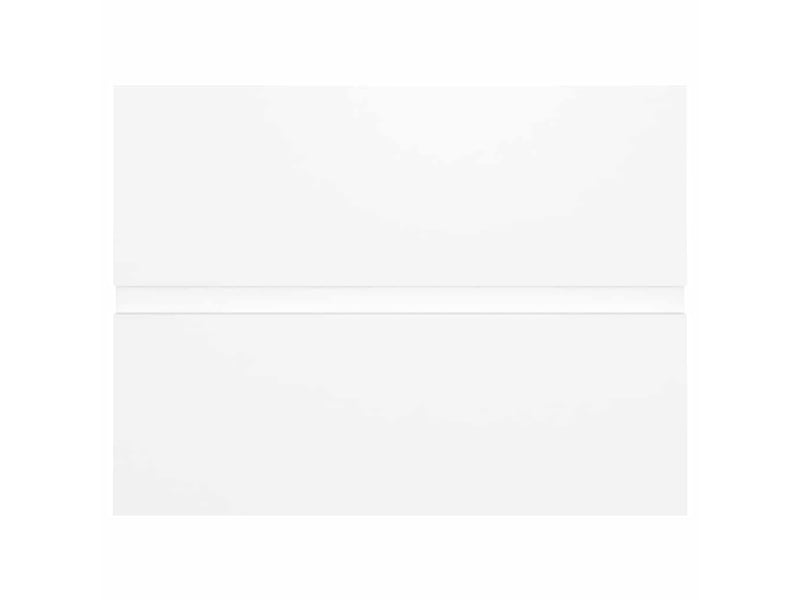 Ensemble de meubles salle de bain 2 pcs blanc bois d'ingénierie cf63907 - Conforama E