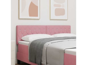 Tete de lit A poser largeur 160 cm rose
