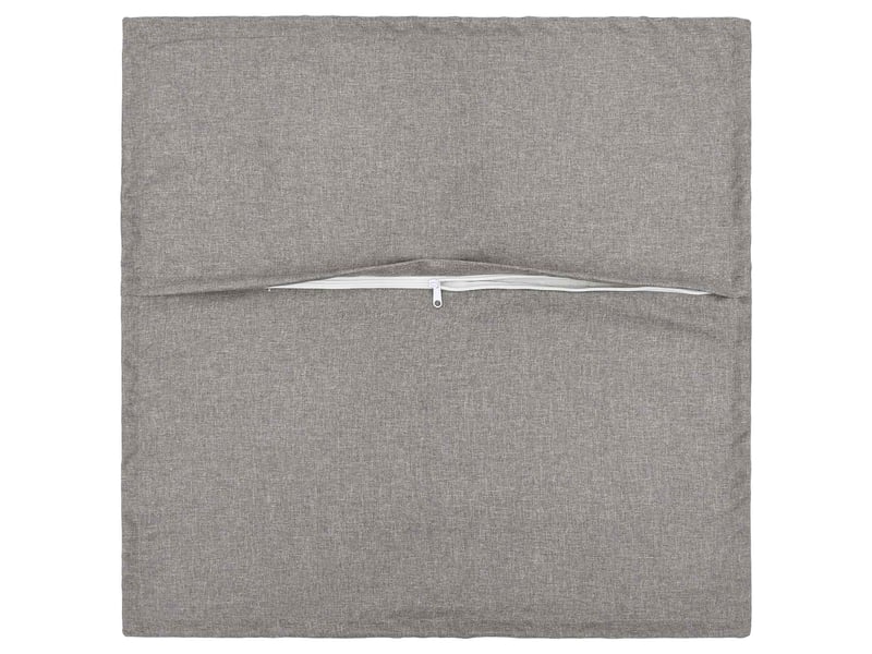 Lot de 2 coussins, coussins décoratifs houten gris nuage lin synthétique cf56488 - Conforama C