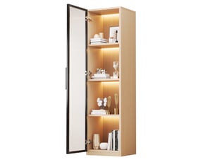 Vitrine coloris naturel <strong></strong> <strong>evarich</strong> - 40 cmx165 cm