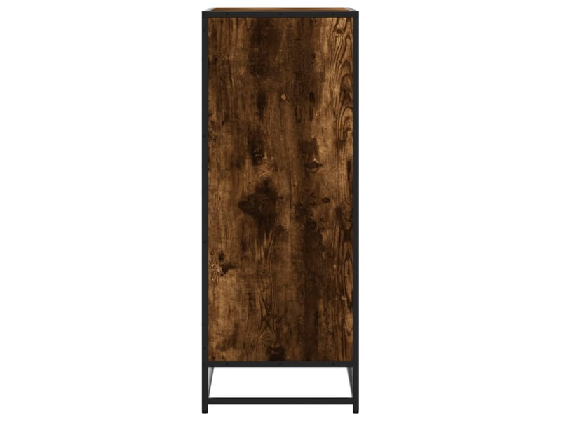  Meuble à chaussures, armoire à chaussures chêne fumé bois d'ingénierie et métal shl2224  - Conforama E