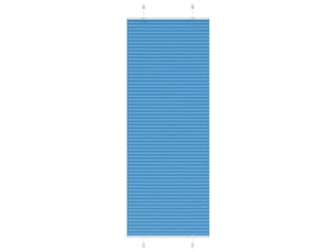 Store plissé, store de fenêtre bleu 70x200 cm largeur du tissu 69,4 cm polyester cf46803