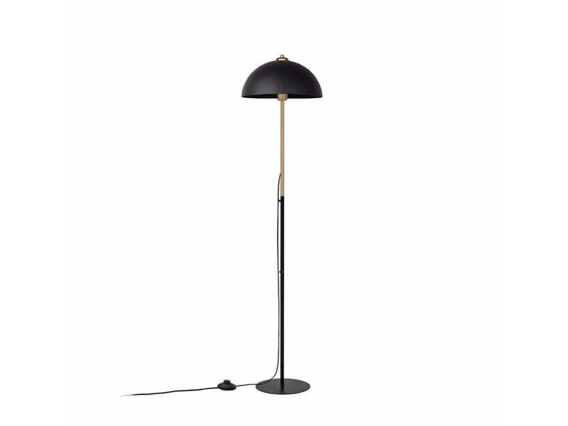  Lampadaire noir metal 147 cm abat-jour ovale pvc e27 780SGN4784 - Conforama A