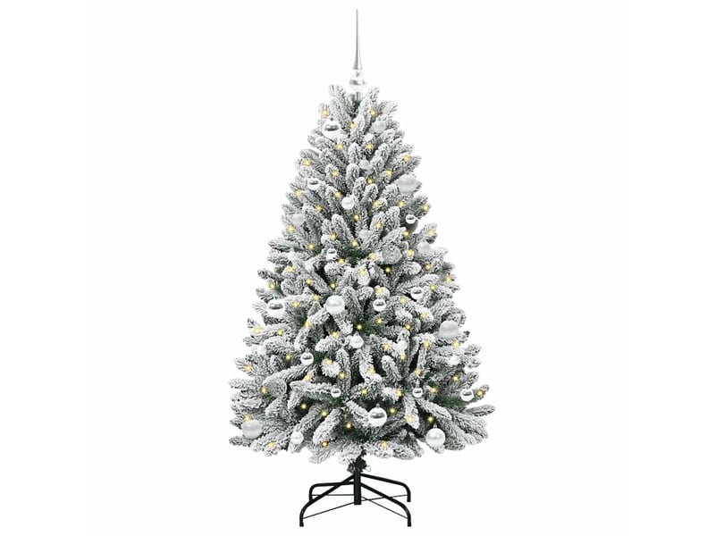  Sapin de noël - arbre de noël artificiel 150 cm 150 led blanc chaud  - Conforama C