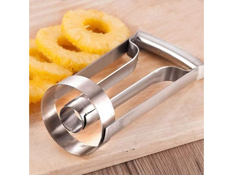  Éplucheur d'ananas en acier inoxydable pour couper l'ananas rapidement et enlever les noyaux, éplucheur pour ustensiles de cuisine CSTY-0010096TY - Conforama C