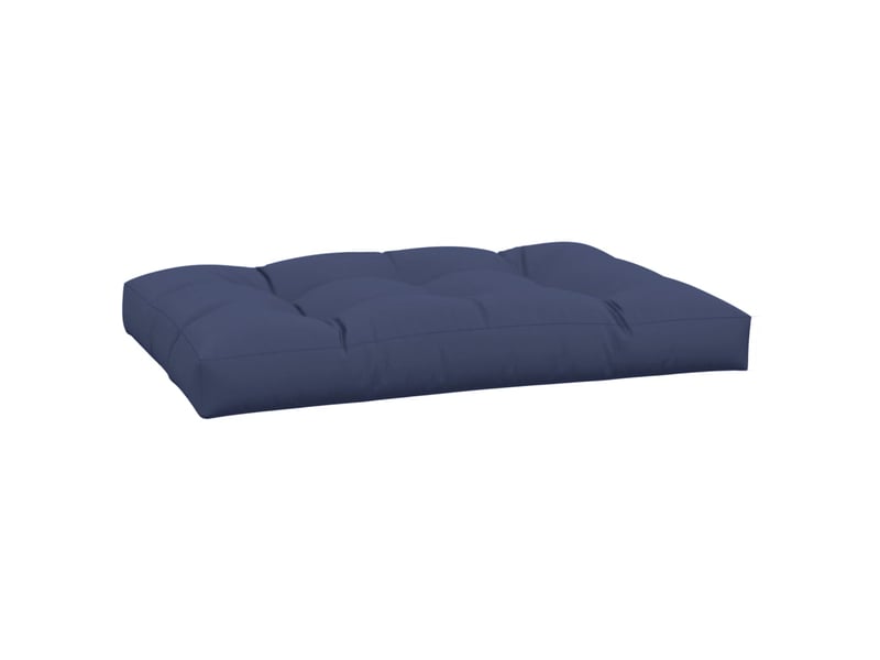  Coussin de palette, coussin de chaise, coussin de canapé bleu marine 120x80x12 cm tissu cf55310  - Conforama A