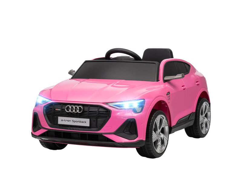  Voiture électrique pour enfants 12v audi e-tron avec télécommande et ceinture de sécurité, pour les enfants de 3 à 5 ans  - Conforama B