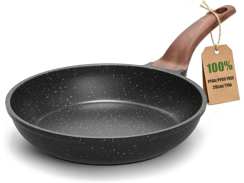  Poêle antiadhésive yashe 28 cm, gris  - Conforama A