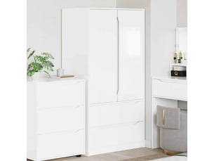 Armoire <strong></strong> <strong></strong> coloris blanc largeur 79.5 cm