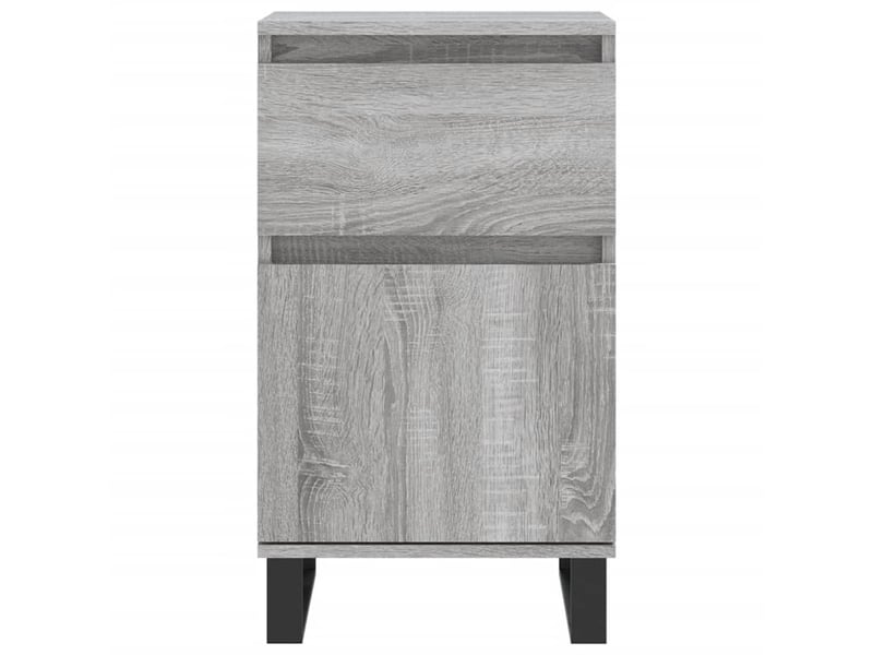  Buffet - bahut - meuble de rangement sonoma gris 40x35x70 cm bois d'ingénierie  - Conforama C