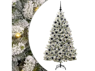 Sapin de noël - arbre de noël artificiel 180 cm 300 led blanc chaud